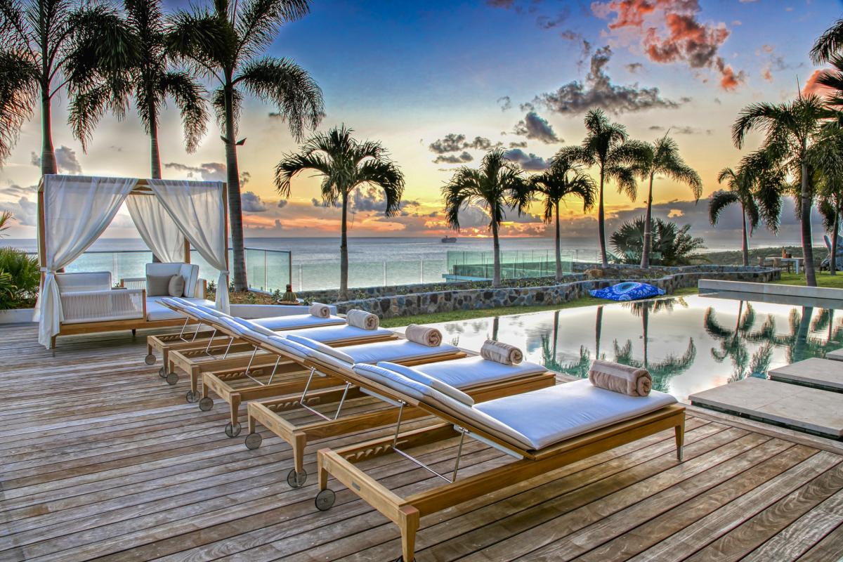 Location villa Saint Martin Indigo Bay - Villa 4 chambres 8 personnes - vue mer - Piscine - Villa de luxe (46)